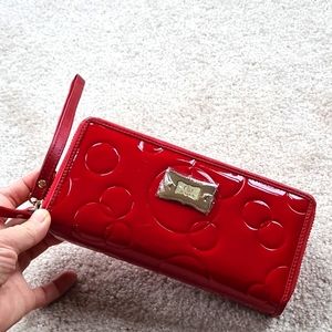 Brand New Red Wristwallet with bag